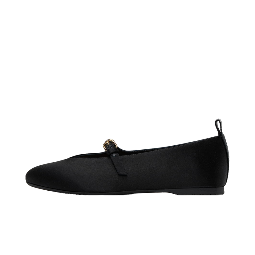 Superge in čevlji JW Anderson Satin Ballerina Flats Črna | ANW43033B 20110