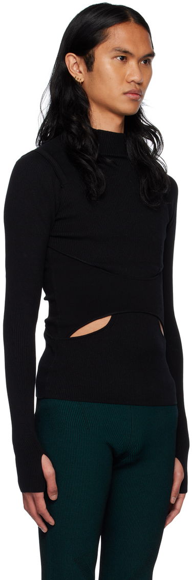 Pleteni pulover Dion Lee Dion Lee Interlink Turtleneck Top Črna | C7151R23, 4