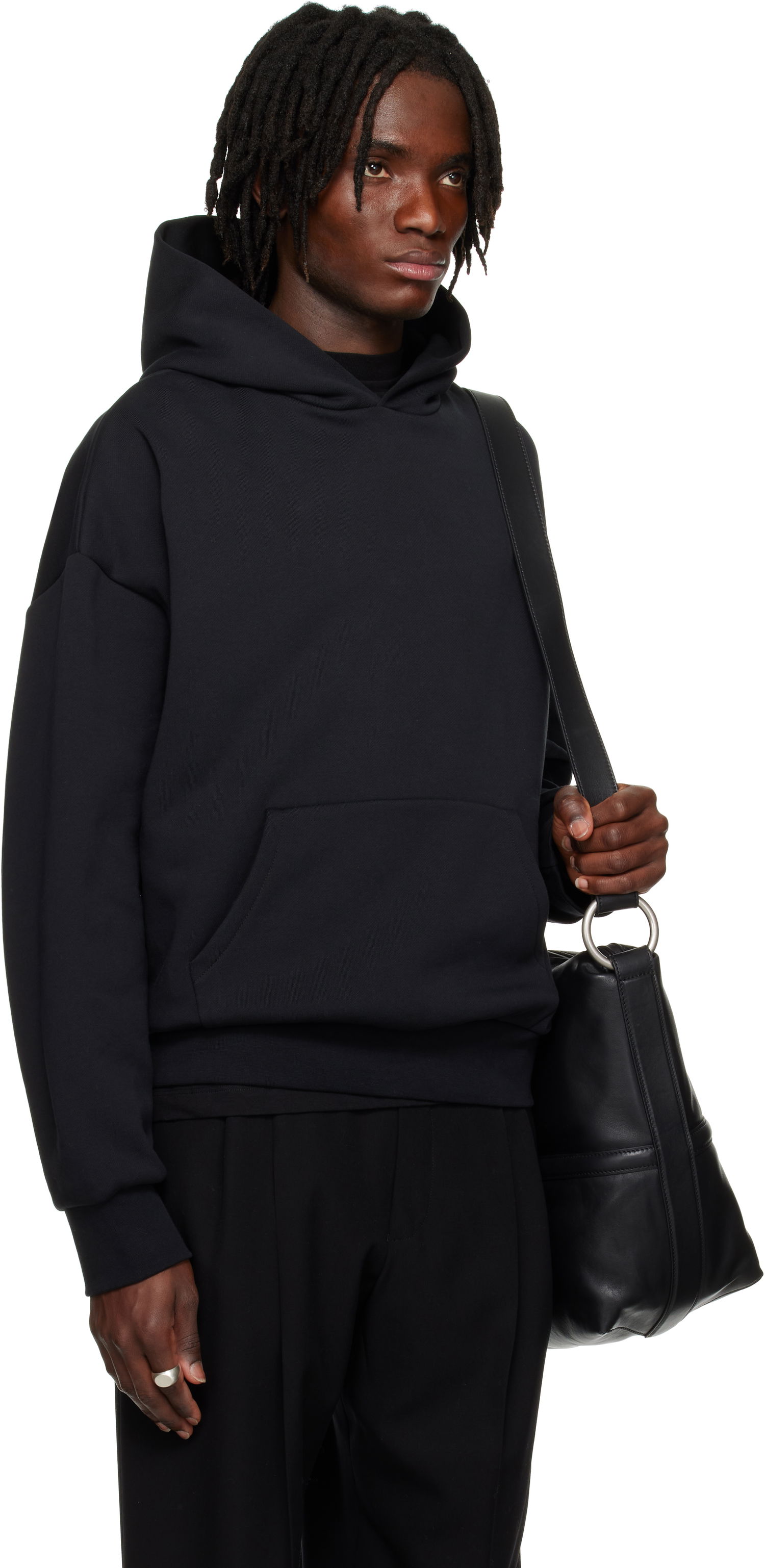 Pulover Fear of God Fear of God ESSENTIALS Classic Hoodie Črna | 192AS252050F, 1