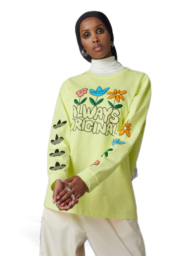 Majica adidas Originals Always Original Graphic Tee Rumena | HC5428