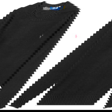 Pulover Polo by Ralph Lauren Ralph Lauren Cotton Shaker Crew Knit Polo Črna | 710810846020, 0