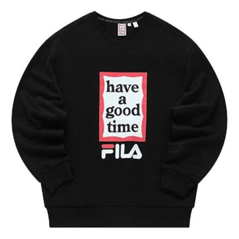 Pulover FILA Have a good time Collaboration Sweatshirt Črna | F11U149204F-BK