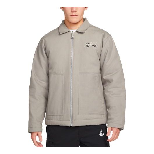 Jakna Jordan Jordan Alphabet Print Zip Jacket Siva | DJ0239-016, 0