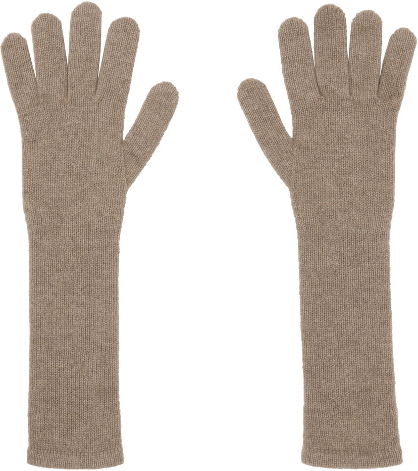 Rokavice Max Mara Mmjock Knit Gloves Bež | 2424566012600 MM02335