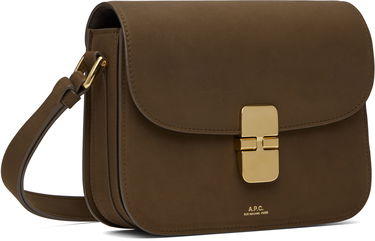 Torba za čez ramo A.P.C. A.P.C. Grace Small Shoulder Bag Rjava | PXCAT-F61413, 1