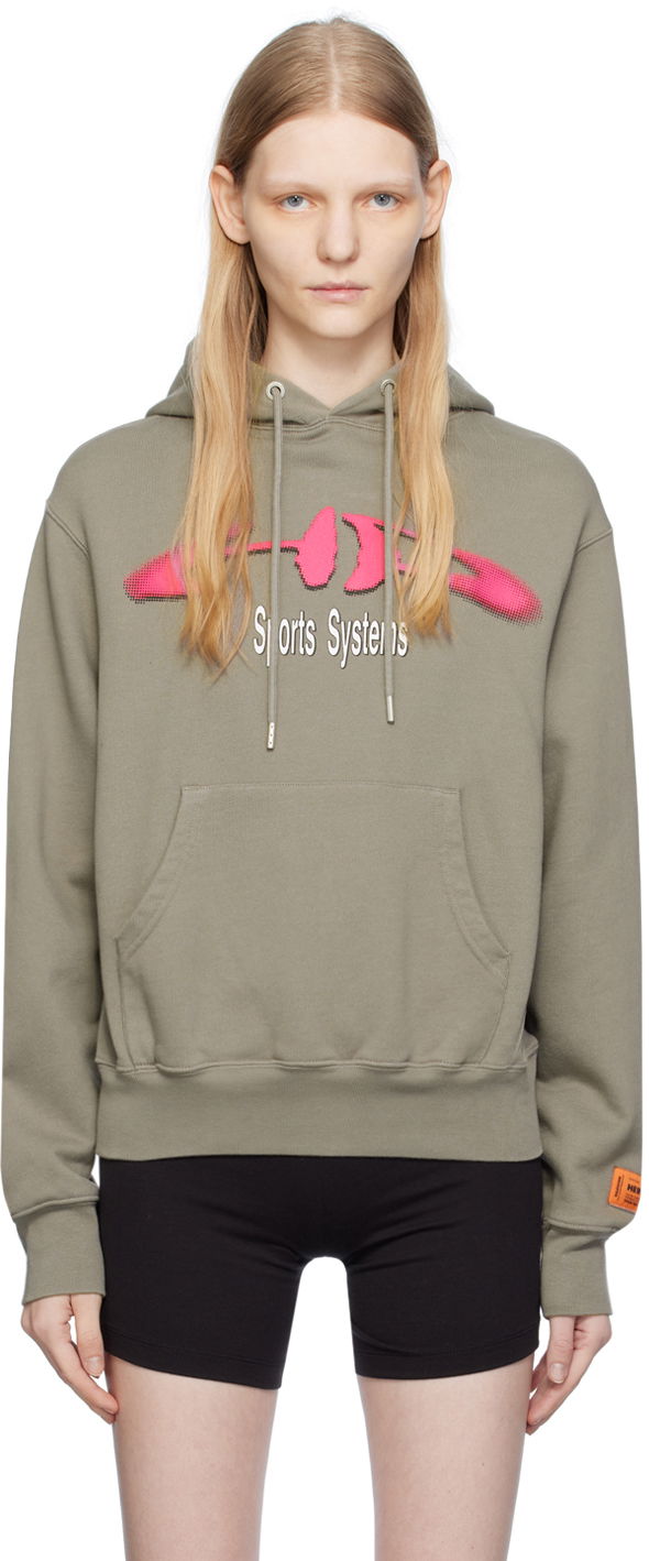 Pulover HERON PRESTON 'HP Sports Systems' Hoodie Siva | HWBB024F23JER0070932, 0