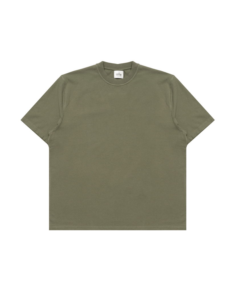 Majica Arte Antwerp Arte Antwerp Diels Stitch Tee Zelena | AW25-094T-GRN