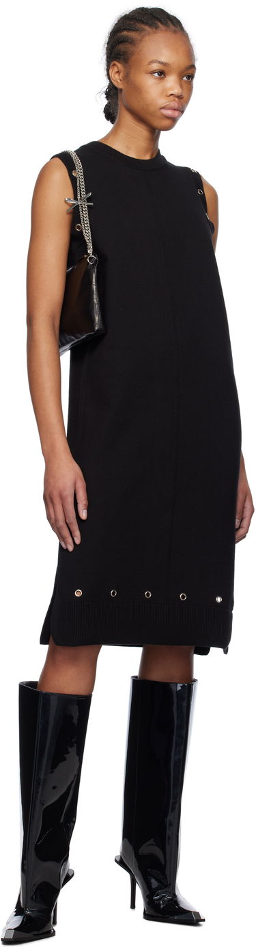 Torba za čez ramo We11done We11done Ribbon Chain Shoulder Bag Črna | WD-AB0-25-480-U-BK, 3