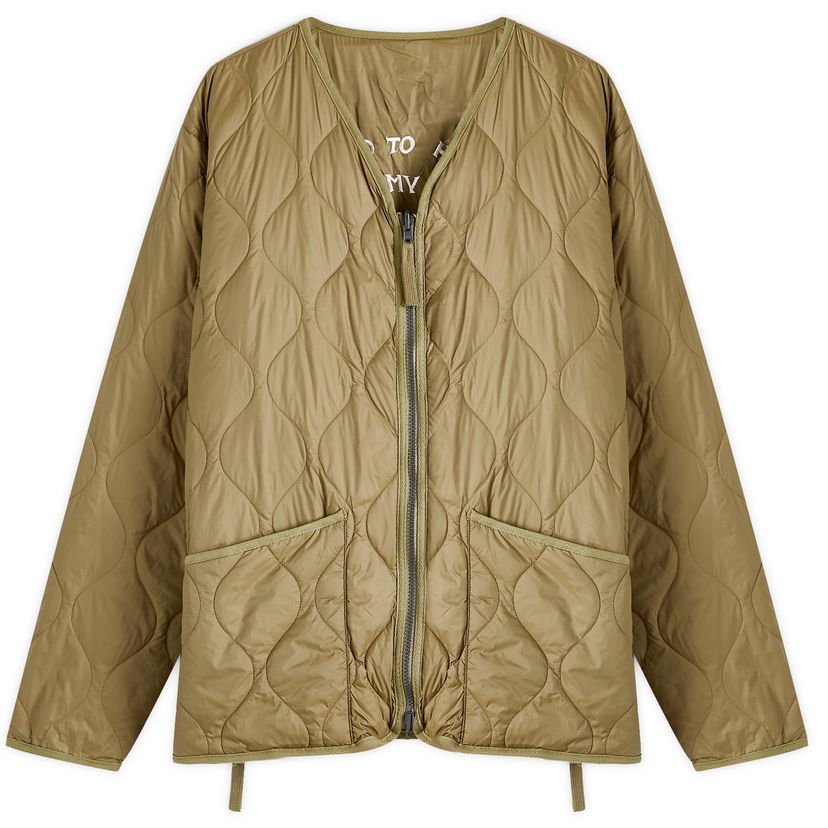 Puhovka TAION Reversible Down Jacket Zelena | TAION-JK04JS-OLV