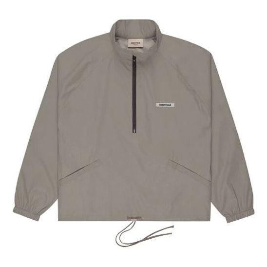 Vetrovka Fear of God Essentials Half Zip Track Jacket Siva | FOG-FW20-359