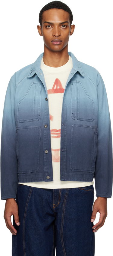 Jakna Dime Dime Dipped Chore Jacket Modra | DIMESU252BLU, 0