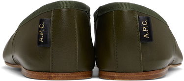 Oblačila A.P.C. A.P.C. Swan Ballerina Flats Zelena | PXBVQ-F53295, 1