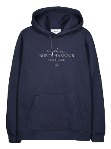 Pulover Makia District Hooded Sweatshit Mornarica | M40066_674