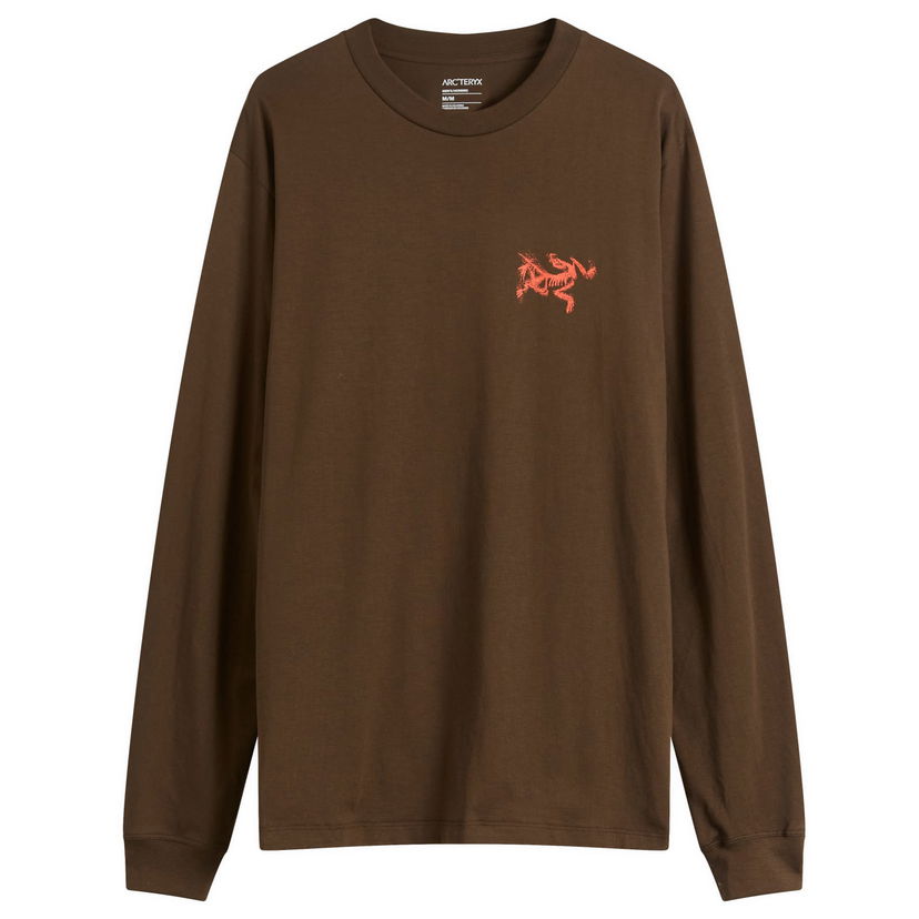 Majica Arcteryx Kragg SL Bird Tile LS T-Shirt Rjava | X000009537-022412