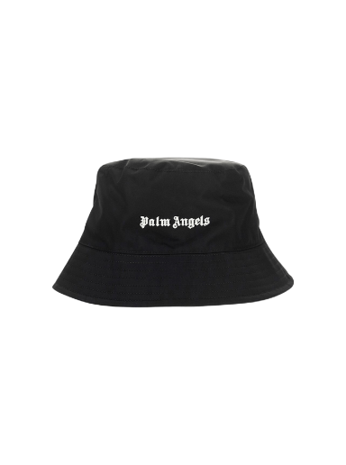 Klobuk Palm Angels Logo Bucket Hat Črna | PWLA011C99FAB0011001