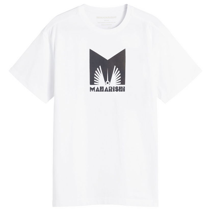 Majica Maharishi Maharishi Kung Fulery Graphic T-Shirt, Size Large Bela | 1581-WHT