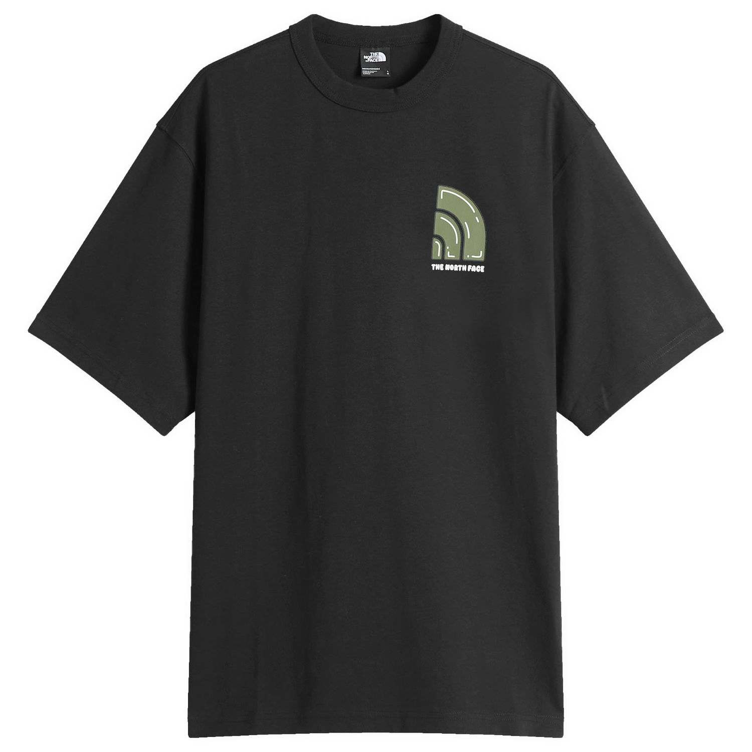Majica The North Face Men's Bubble Logo Relaxed T-Shirt, Size Small Črna | NF0A8F2RJK3, 1