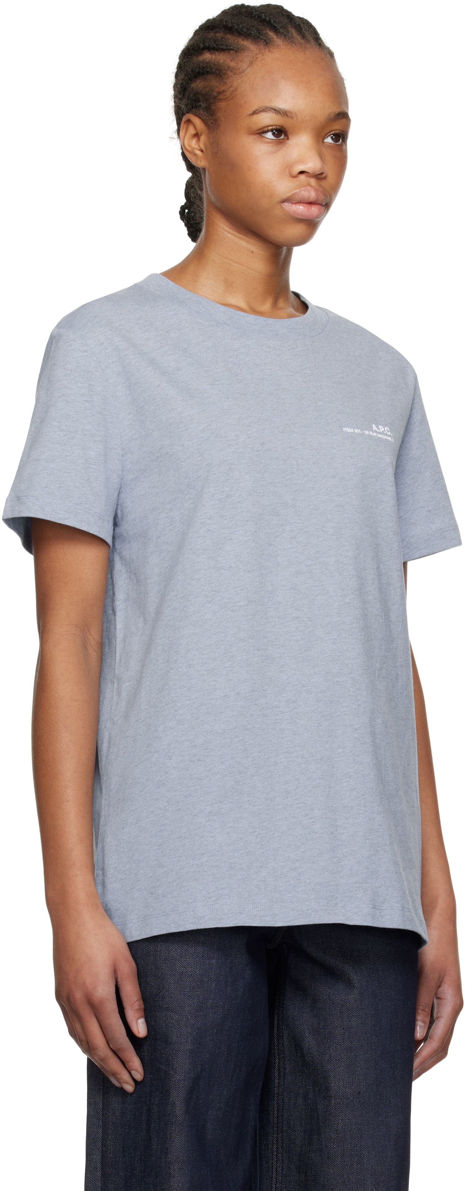 Majica A.P.C. A.P.C. Standard Item Overdye T-Shirt Modra | COHBO-M26421, 1