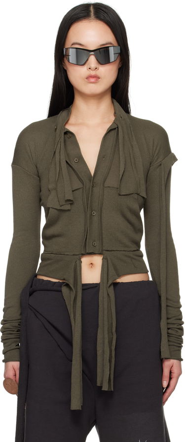 Srajce Ottolinger Ottolinger Extended Trim Cardigan Zelena | 10560030601, 0