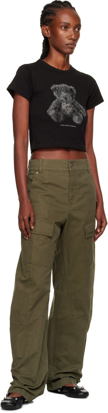 Cargo hlače We11done We11done Curved Cargo Trousers Zelena | WD-PT2-25-216-W-KK, 3