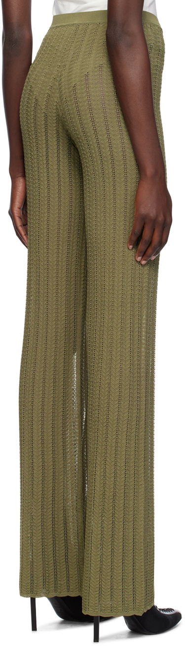 Hlače Dion Lee Dion Lee Knit Trousers Zelena | C7217P23, 2
