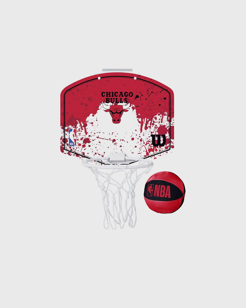 Športna oprema Wilson Tennis Chicago Bulls NBA Mini Hoop Rdeča | WTBA1302CHI