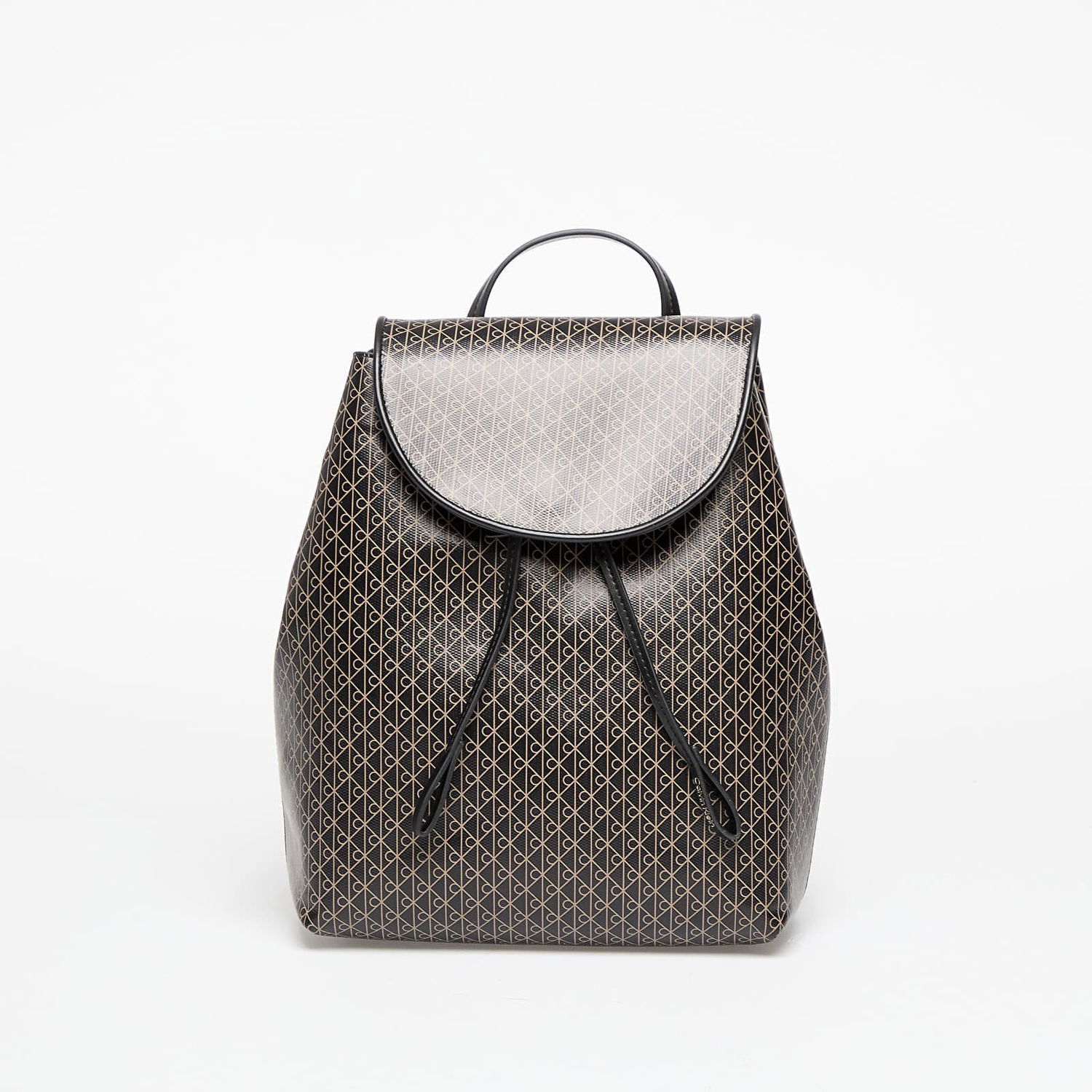 Nahrbtnik CALVIN KLEIN Calvin Klein Emblem Aop Flap Backpack Črna | LV04F3271G 2XA, 0