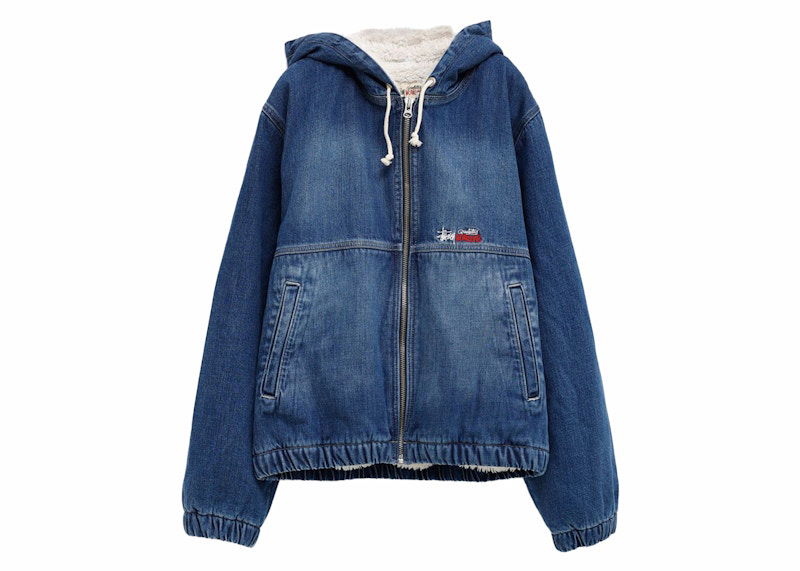 Pulover Stüssy Sherpa Work Jacket Modra | 115725-M03
