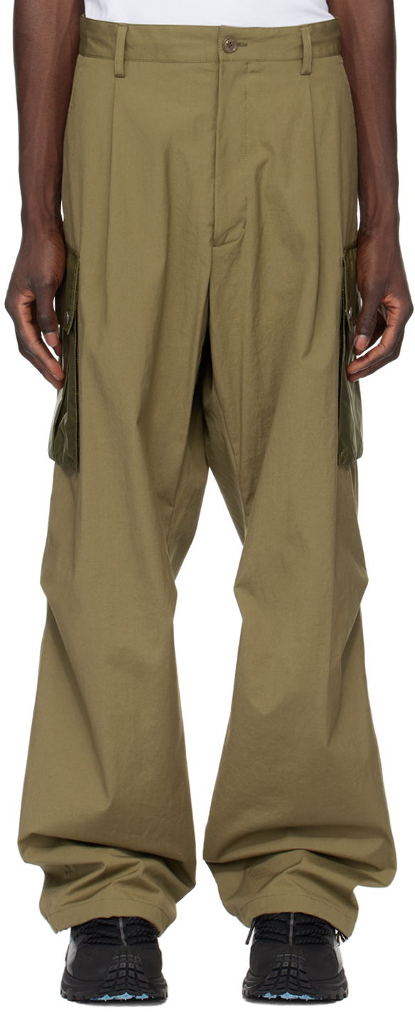 Cargo hlače Moncler Cargo Pants Zelena | J10912A00030549P5