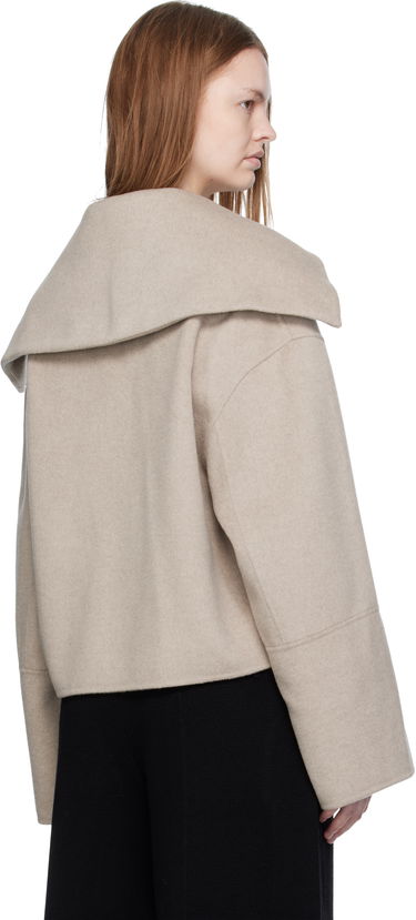 Pleteni pulover Nanushka Nanushka Maxe Cropped Wool Sweater Bež | NW25PFJK12992, 3