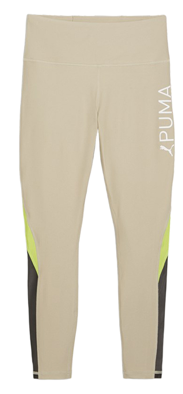 Hlače in kavbojke Puma FIT EVERSCULPT MESH FASHION HW 7/8 TIGHT Bež | 524798-90, 3