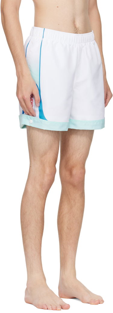 Kopalke Casablanca Casablanca Logo Swim Shorts Bela | MPF25-SWM-065-01, 1
