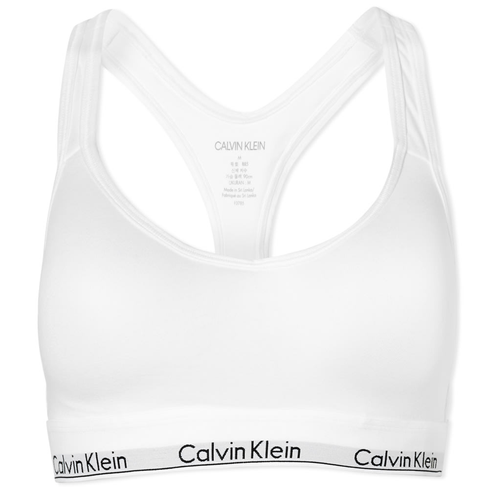 Modrček CALVIN KLEIN Bralette Bela | 0000F3785E100, 0