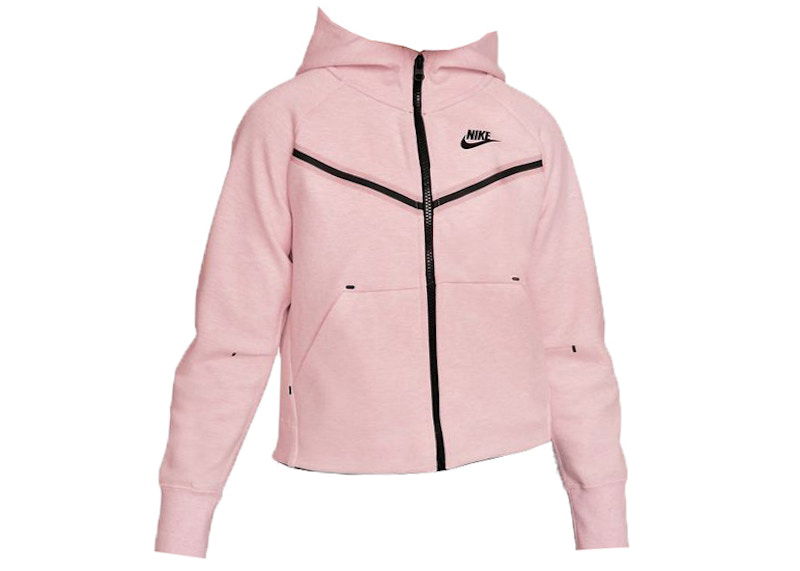 Pulover Nike Kids' Tech Fleece Full-Zip Hoodie Roza | CZ2570-663
