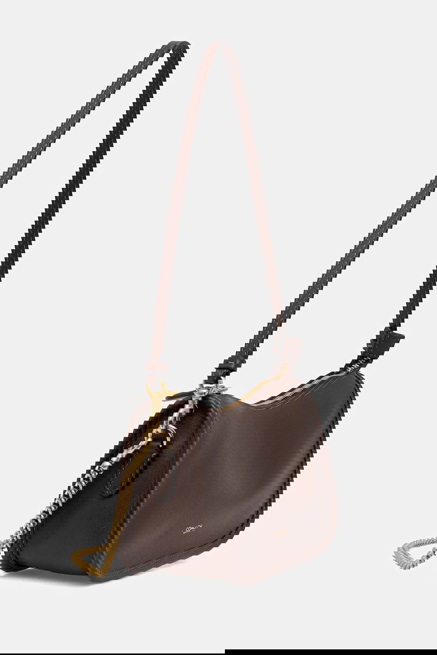 Torba za čez ramo Coach Waverly Crescent Chain Shoulder Bag Rjava | CCC36, 1