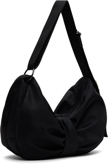 Torba za čez ramo Simone Rocha Simone Rocha Pearl-Embellished Sling Bow Bag Črna | BAG199B 0761, 2