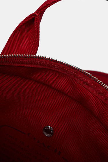 Tote bag Coach Red Canvas Tote Bag Bordo | CP158, 4
