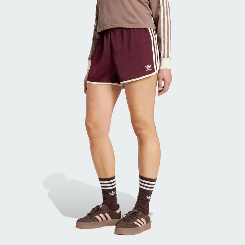 Kratke hlače adidas Performance Adicolor 3-Stripes Sprinter Shorts Bordo | KA7738