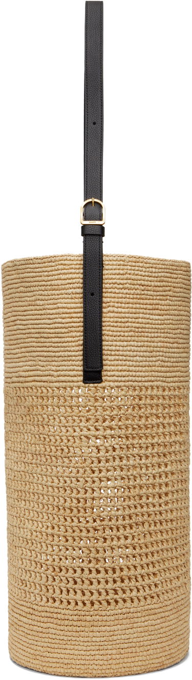 Tote bag Khaite KHAITE Billie Raffia Bucket Tote Bež | H2047-727, 0