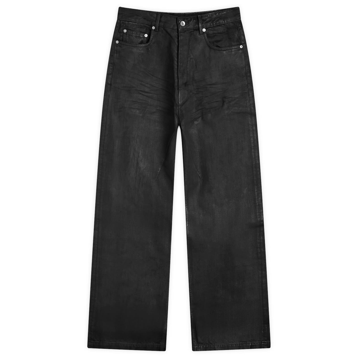 Kavbojke Rick Owens DRKSHDW Geth Coated Jeans Črna | DU02E7351-BW-99X, 1