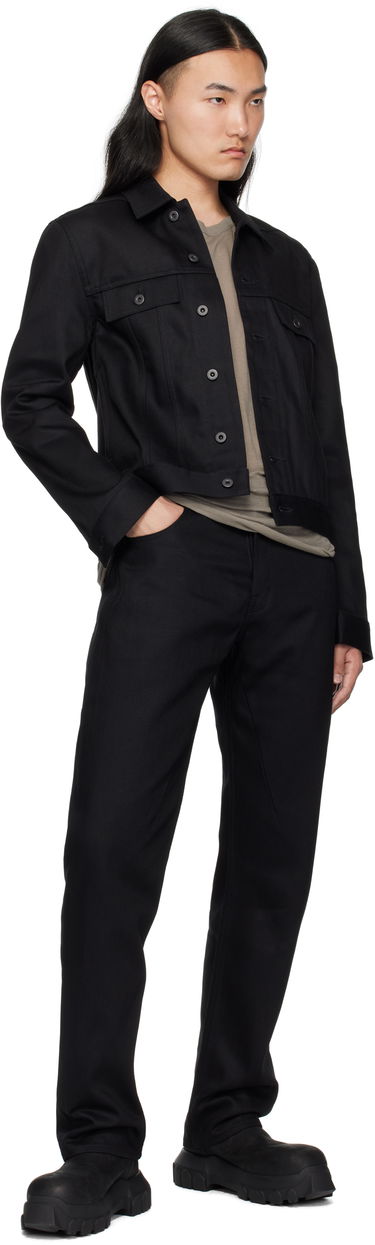 Kavbojke Rick Owens Rick Owens DRKSHDW Hollywood Kurdt Jeans Črna | DL01E6399 BLKJP, 3