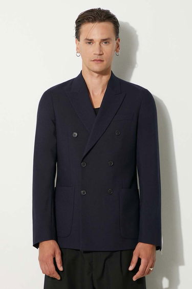 Jakna Paul Smith Paul Smith Double-Breasted Wool Blazer Mornarica | M1R.2320.N01746, 0