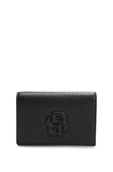 Denarnica BOSS Balenciaga Grained Small Wallet with Double B Monogram Črna | 50536339