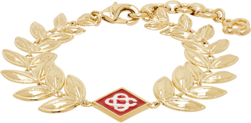 Zapestnica Casablanca Laurel Leaf Gold Bracelet Kovinski | APS25-JW-254-01