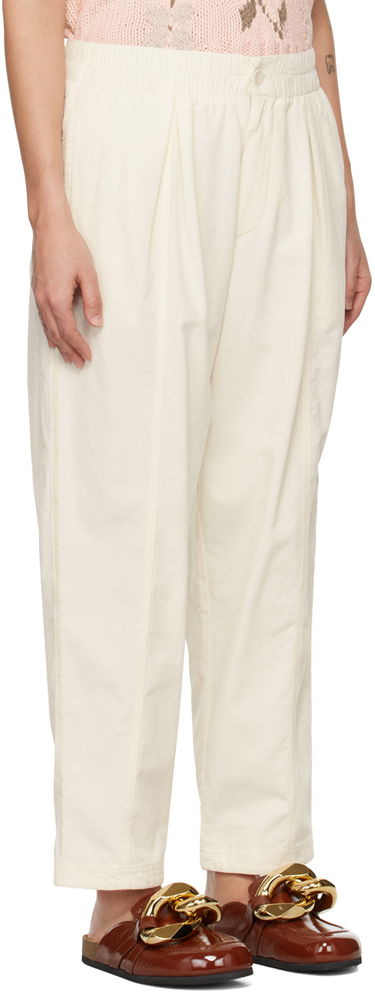 Hlače YMC YMC Sylvian Trousers Bela | Q4UAD, 1