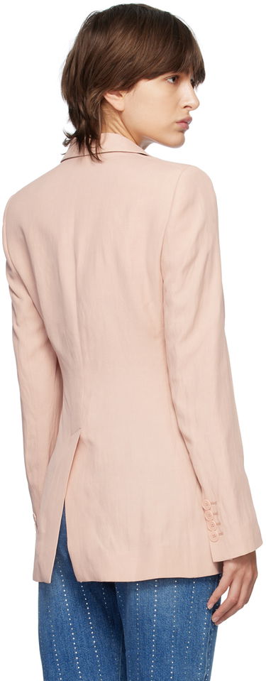 Jakna Stella McCartney Stella McCartney Women's Peaked Lapel Blazer Roza | 6500383STA49, 2