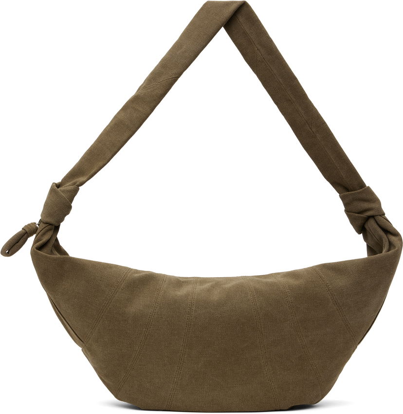 Torba za čez ramo LEMAIRE Lemaire XL Croissant Bag Zelena | BG0150 LF1400