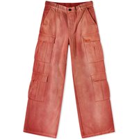 Cargo hlače HERON PRESTON Distressed Canvas Cargo Rdeča | HWCF008F23FAB0022500, 1