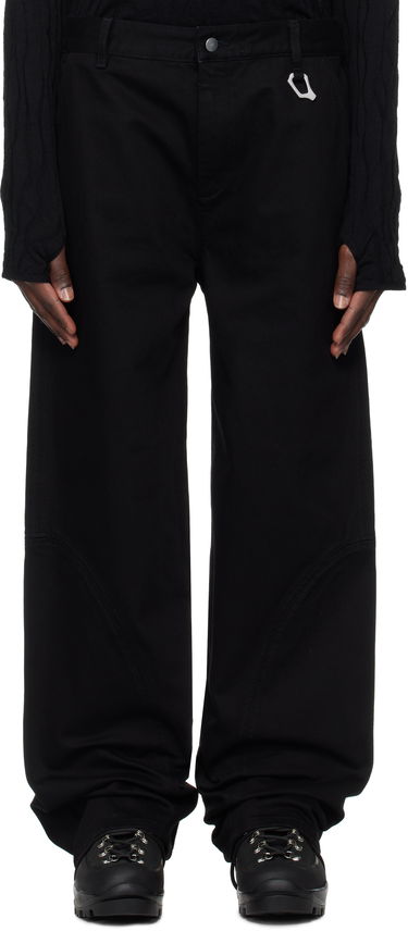 Hlače HELIOT EMIL Heliot Emil Basalt Wide-Leg Jeans Črna | PRESS25_M_10_189_BLK01, 0