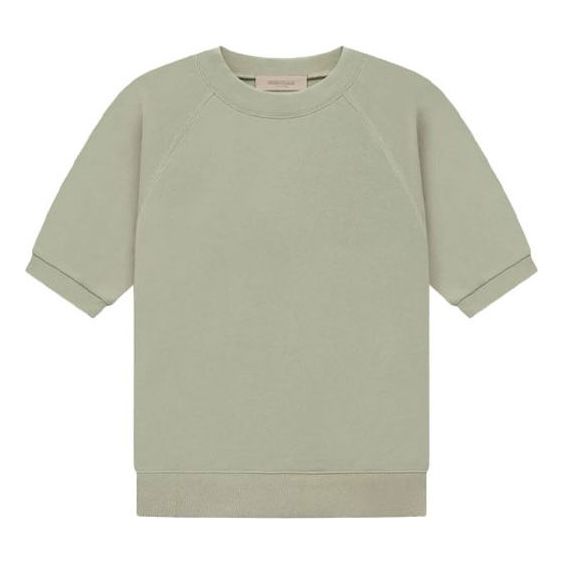 Pleteni pulover Fear of God Essentials Raglan Crewneck Zelena | FOG-SS22-100